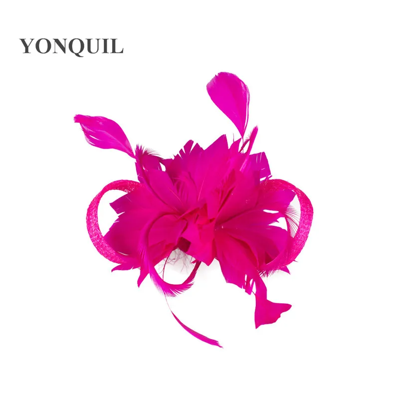 

Sinamay Hats Fascinator Hair Accessories Women Cocktail Hats Party Hats for Elegant Adult Formal Wedding Fashion Headwear Flowe