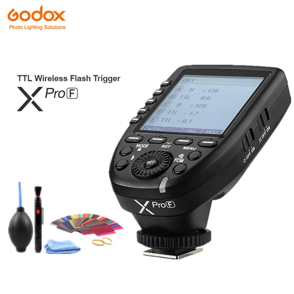 

Godox XPro-F 2.4G TTL Wireless High Speed Sync 1/8000s Flash Transmitter X system High-speed Trigger For Fuji Cameras