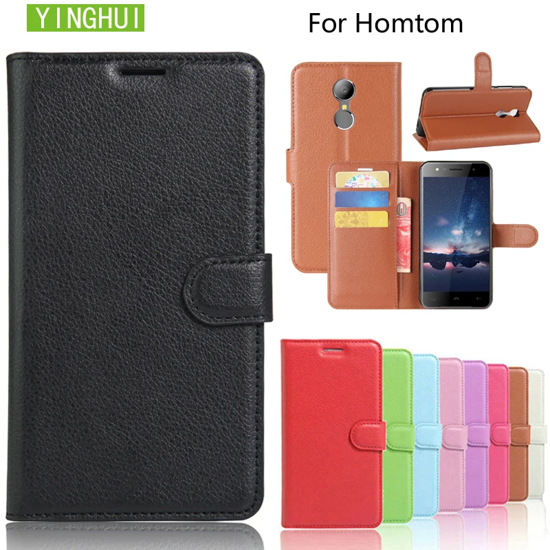 YINGHUI чехол для телефона Homtom HT7 HT17 HT16 HT27 HT30 HT37 чехол-кошелек из искусственной кожи чехол-книжка чехол для телефона