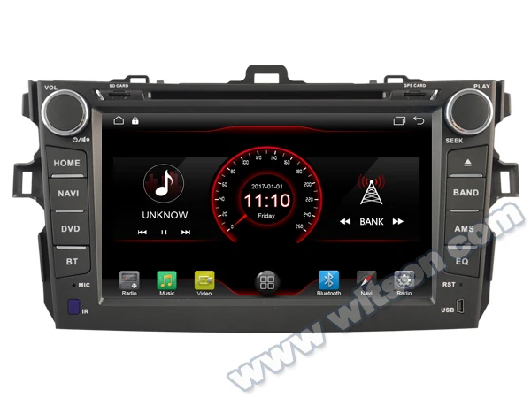 Автомагнитола WITSON на Android 11 с gps и dvd-плеером для TOYOTA COROLLA 2007-2012 | Автомобили