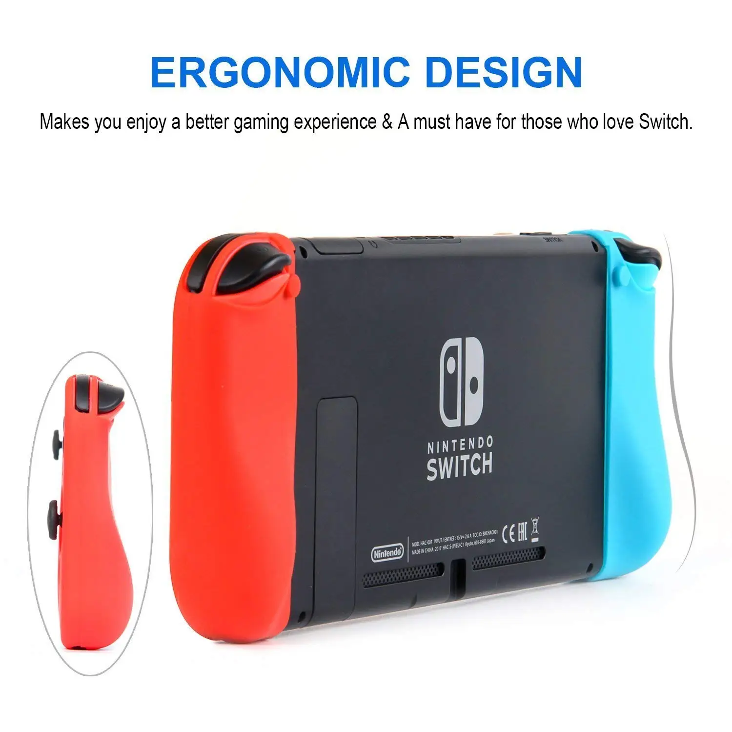 Гелевые накладки с колпачками для захвата большого пальца Nintendo Switch Joy Con|Чехлы| |