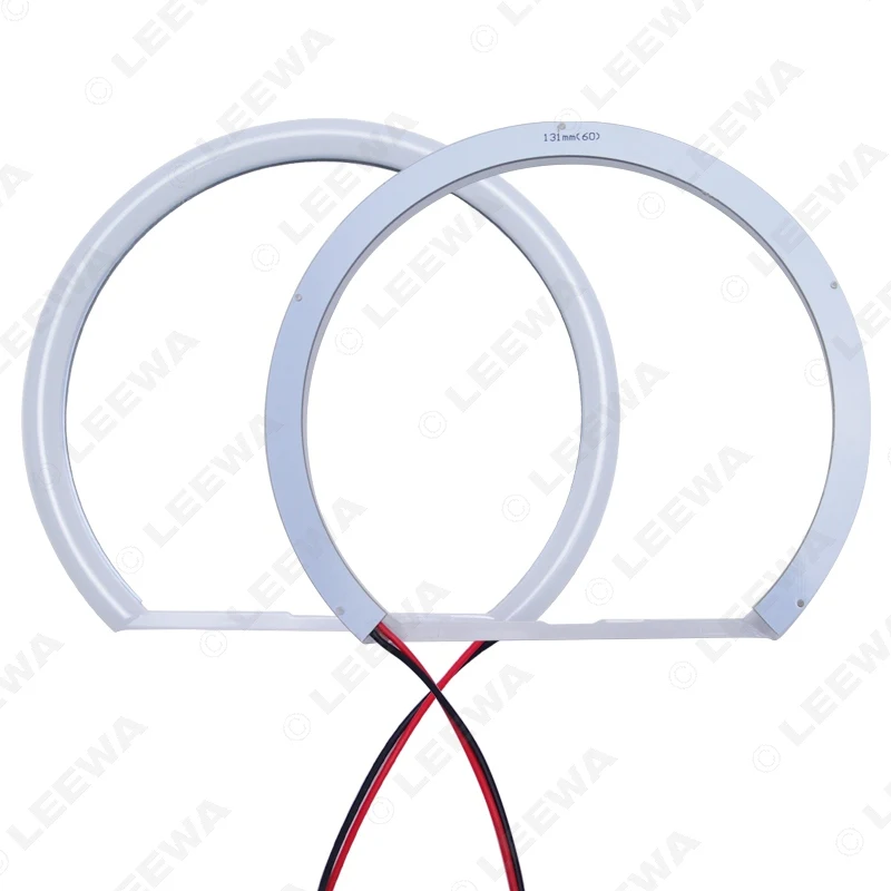 Автомобильные кольца LEEWA 2X131mm 2X106mm хлопковые фары SMD светодиодный ангельские