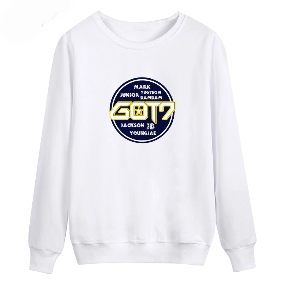 GOT7 JB сельскохозяйственный Повседневное Стиль Для мужчин теплая толстовка и