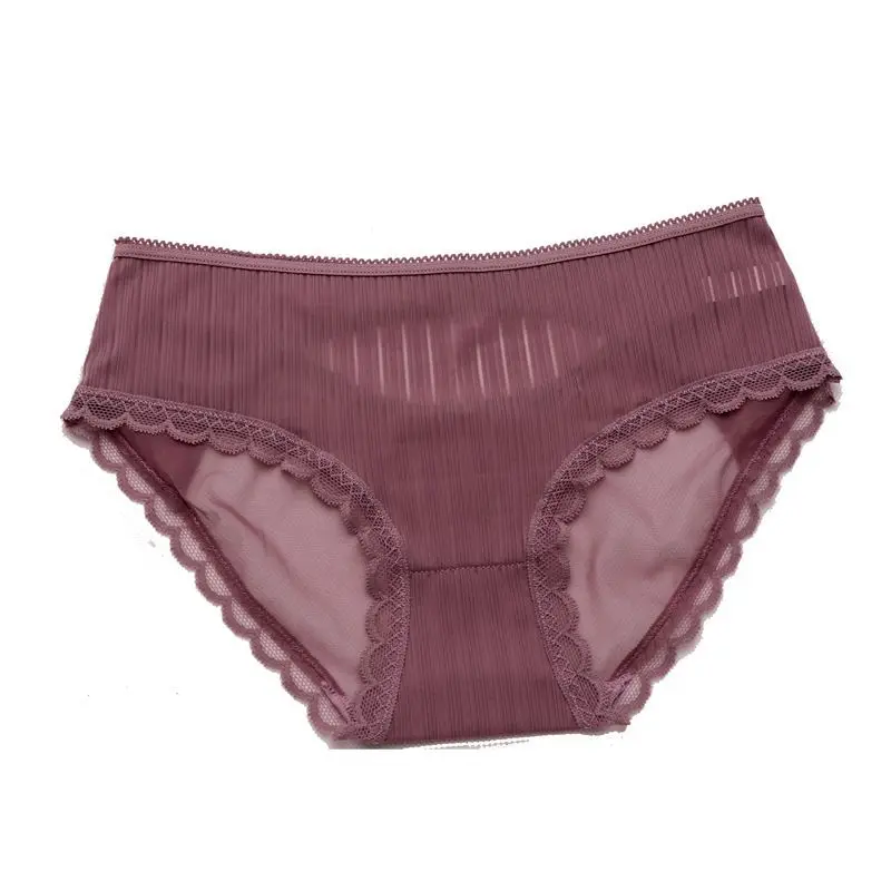 Трусики женские кружевные бесшовные дышащие с низкой посадкой | Женская одежда