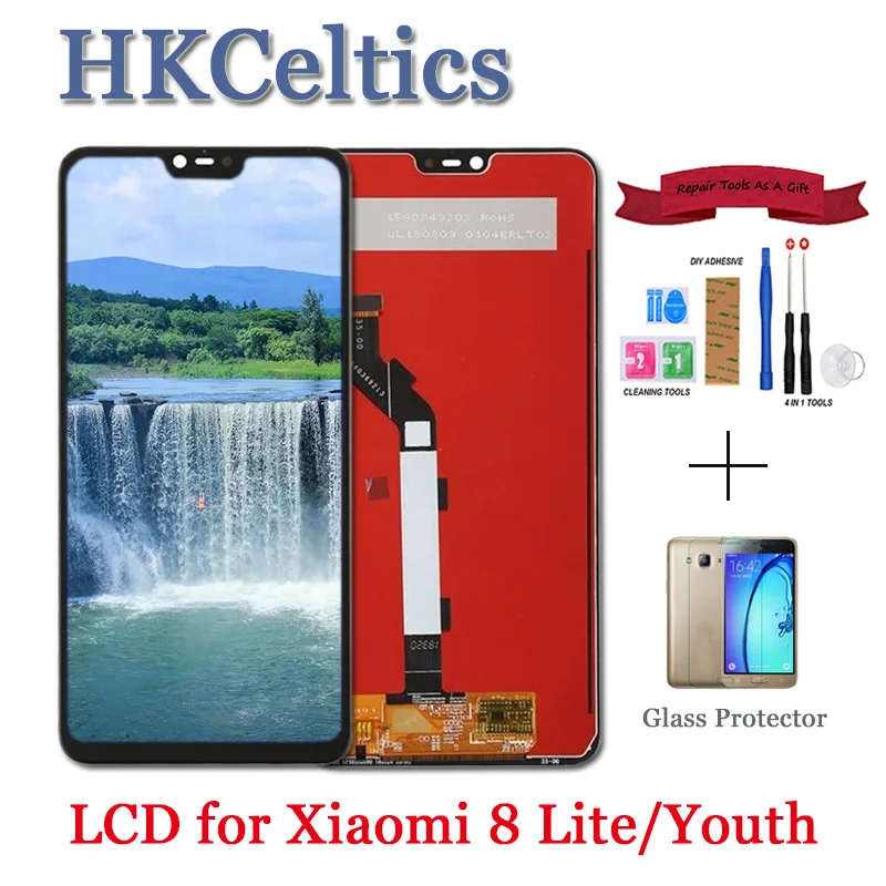 ЖК дисплей 6 26 дюйма для XiaoMi Mi8 lite mi8 Youth + сенсорный экран mi8x mi 8x дигитайзер замены