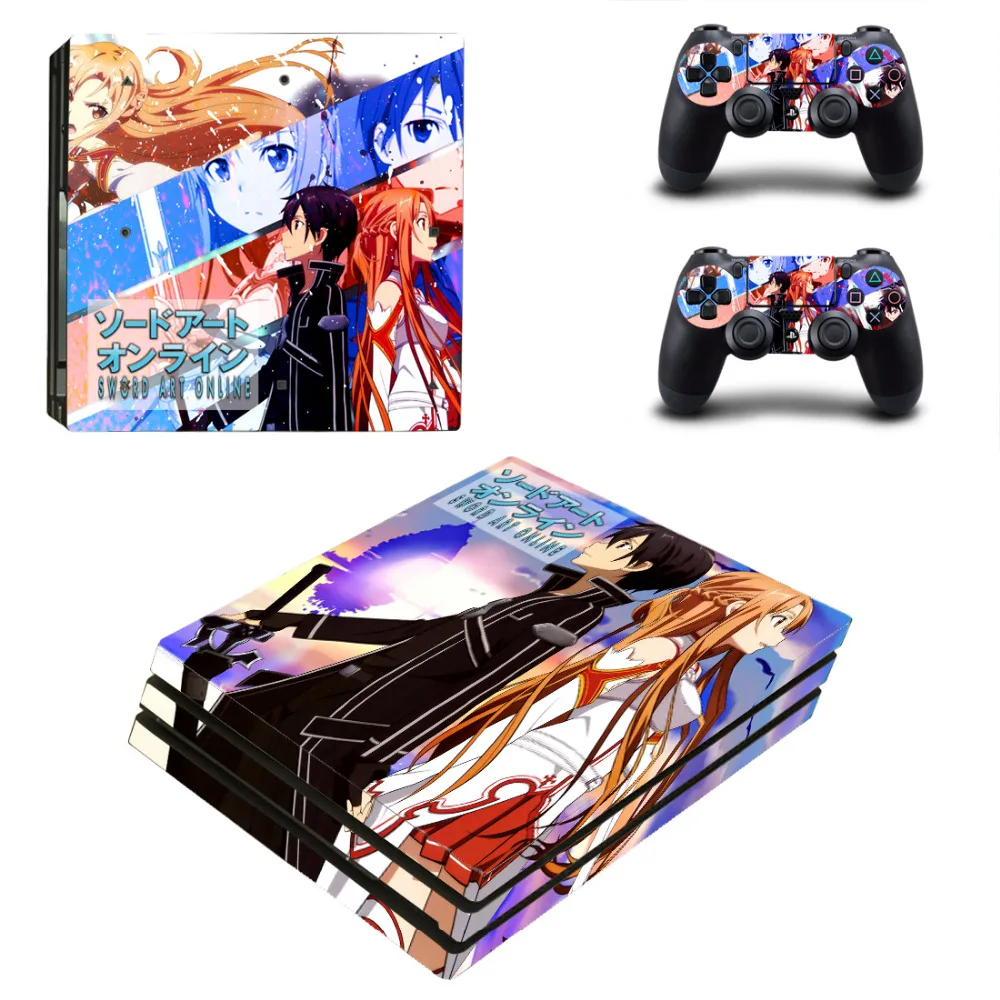 Обувь для вечеринки в Стиле косплей Sword Art Online (SAO) PS4 Pro кожи Стикеры наклейка