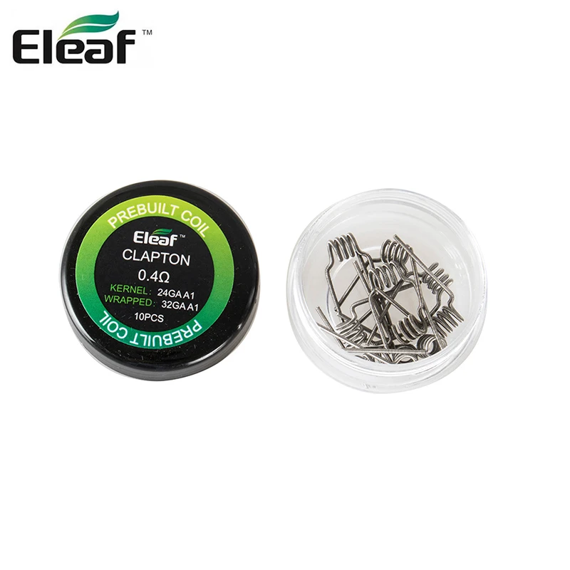 10 шт./лот Eleaf Clapton катушка 0.4ohm Pico Squeeze DIY нагревательные провода для кораллового RDA