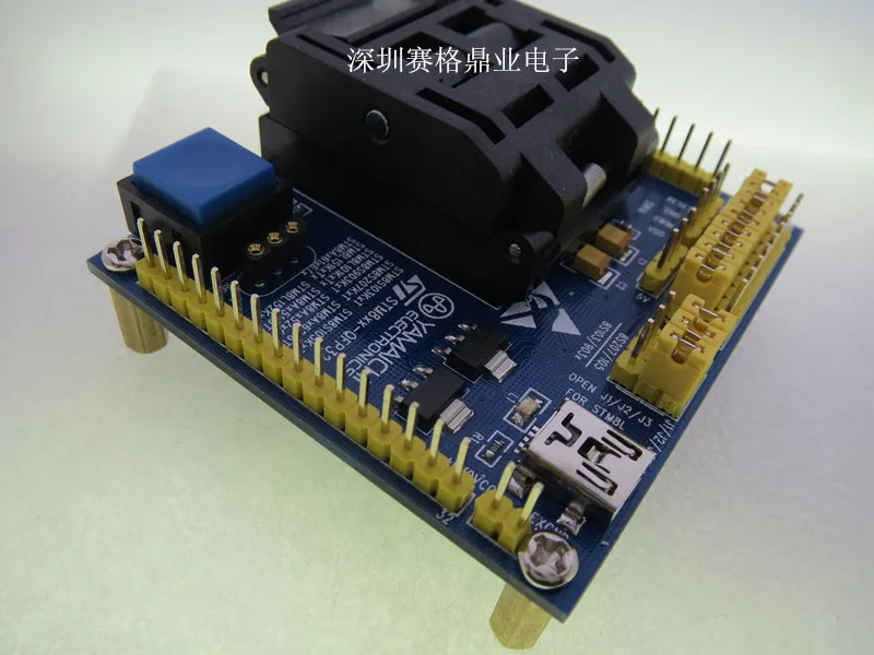 Оригинальное тестовое сиденье ST IC STM8 STM8S103 STM8L горящая программа STM8A QFP32 гнездо