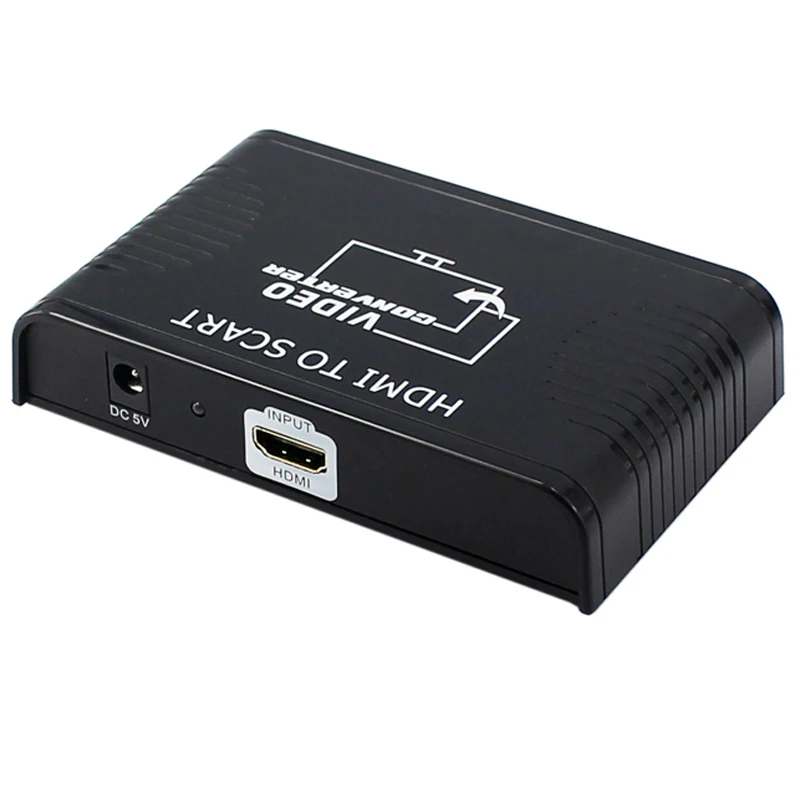 HDMI в SCART конвертер видео аудио адаптер для HD аналоговый композитного сигнала +