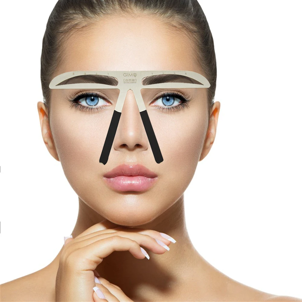 Aesthetica Cosmetics tool eyebrown Stencils Eyebrow Eyebrows Grooming Stencil Shaping Templates DIY -natural eyebrow | Красота и