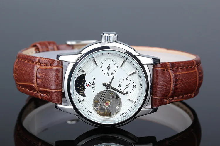 Часы GEDIMAI женские механические брендовые водонепроницаемые автоматические