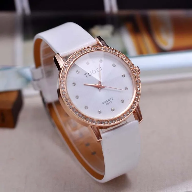 2015 Luxury Elegant Women's Famous Brand Leather Wristwatch Fashion Ladies Dress Watch watches quartz analog wristwatches KJ023 |