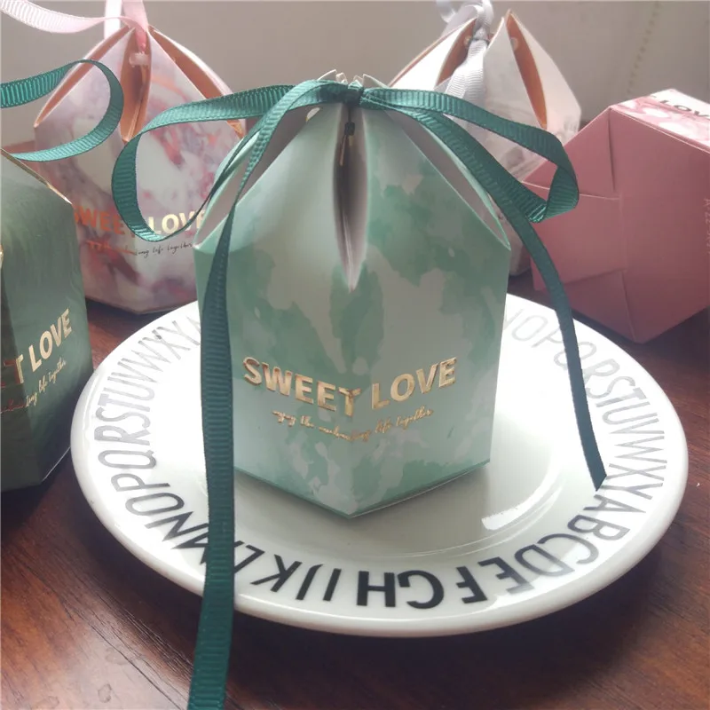 

New Creative Baby Shower Candy Box with ribbon chocolate boxes wedding souvenirs for guests wedding favors and gifts Decoration