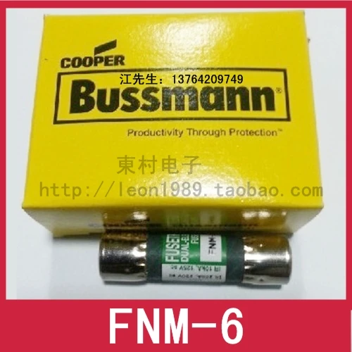 [SA]US Cooper Bussmann fuse FUSETRON FNM-7 FNM-6 250V--10PCS/LOT | Обустройство дома