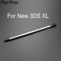 tingdong portable game touch pen retractable 2 in 1 mini metal stylus touch screen pen for new nintend 3ds llxl console