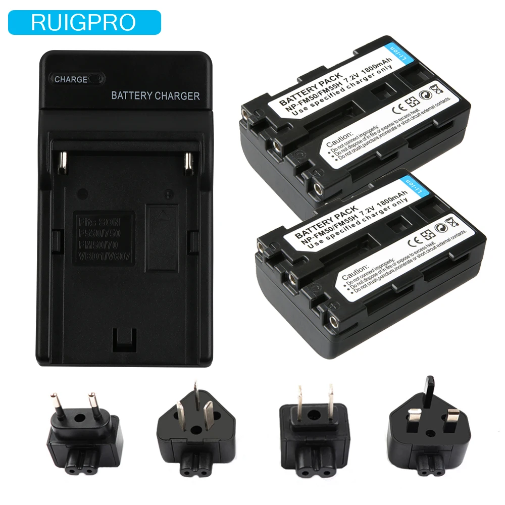 Ruigpro NP-FM50 NP FM50 FM55H батарейный блок для sony NP-FM51 NP-FM30 NP-FM55H DCR-PC101 A100 серии DSLR-A100