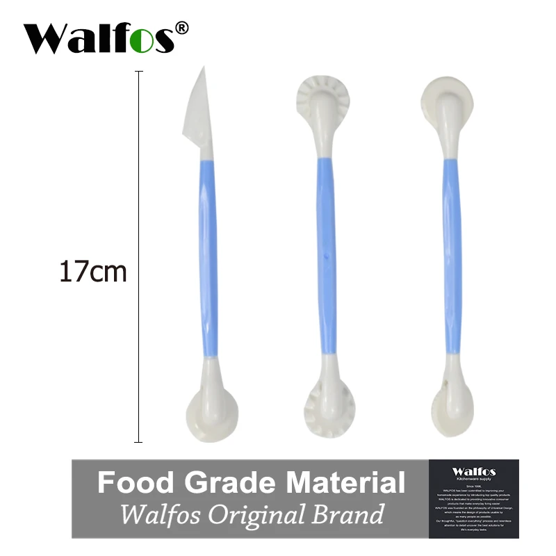 WALFOS 3 шт./компл. Fondant (сахарная) ручки для украшения торта цветок Моделирование