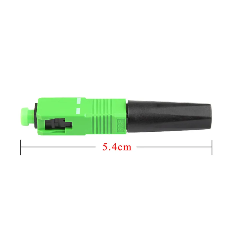 

50PCS/pack Ftth Embedded quick assembly connector SC/APC covered wire fiber optic connector,APC special broadcasting CATV 5.4cm