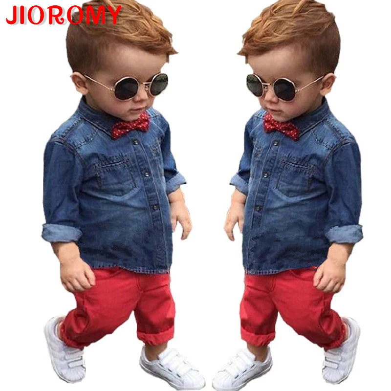 Костюм JIOROMY для мальчиков 2019 весенний хлопковый костюм с длинными рукавами