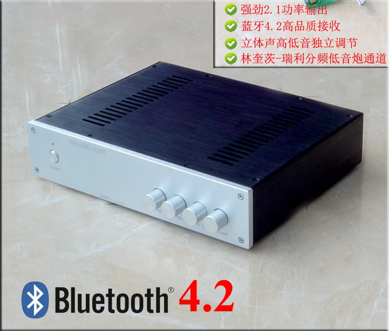

WEILIANG AUDIO BA1-B LM3886 2,1 канальный усилитель мощности + bluetooth 4,2