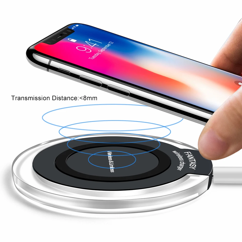 Беспроводное зарядное устройство OLAF для iPhone XS Max X XR 8 Plus с usb зарядным устройством