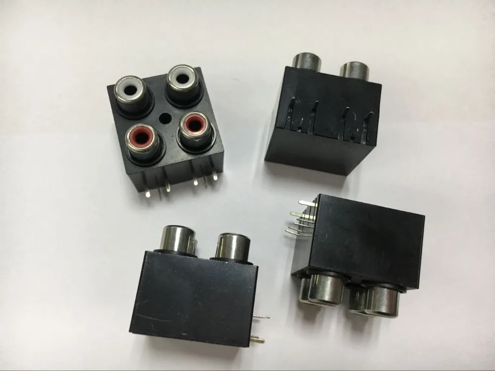 Бесплатная доставка 2 шт./лот высокое качество цвета (красный + белый) RCA Женский