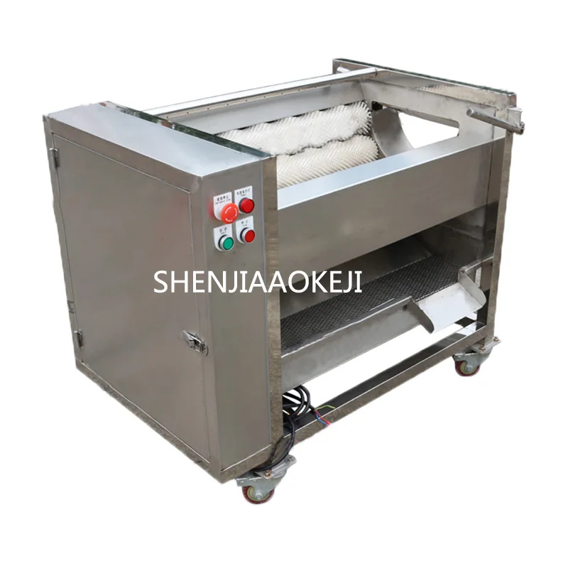 

Автоматическая машина для мытья и пилинга имбиря ZH-QP800S/машина для пилинга ролика имбиря Очистительная Машина для чистки сладкого картофеля...