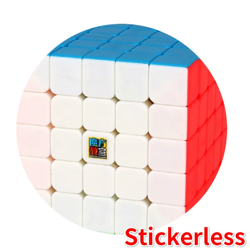 Stickerless MoYu Cubing класс Meilong 5x5 5 слойный магический скоростной куб без наклеек профессиональный 5x5x5 Кубики-головоломки - Цвет: Stickerless