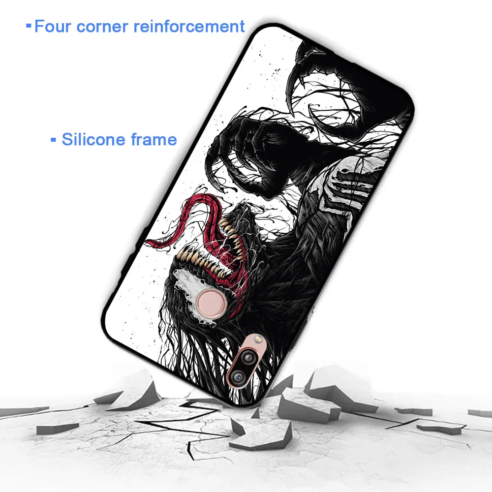 Venom comic Soft Case for Huawei P8 P9 Lite Mini P10 P20 P30 Plus Pro P Smart Z 2019 |