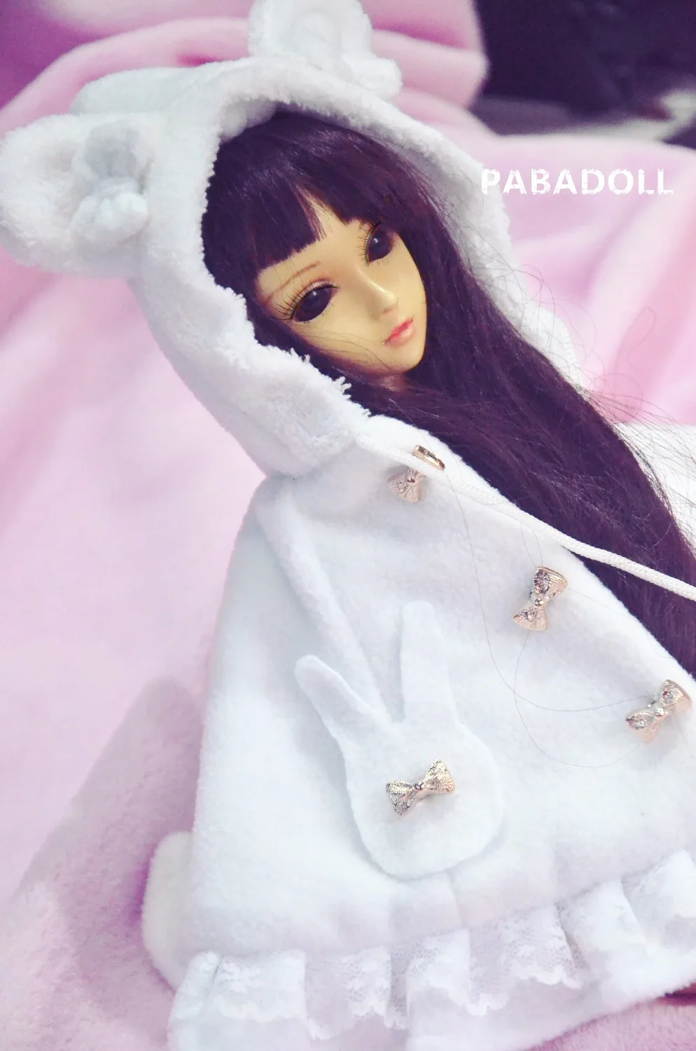 Плащ с кроликом для шарнирной куклы 1/6 yosd 1/4 MSD 1/3 SD16 кукольная одежда на заказ