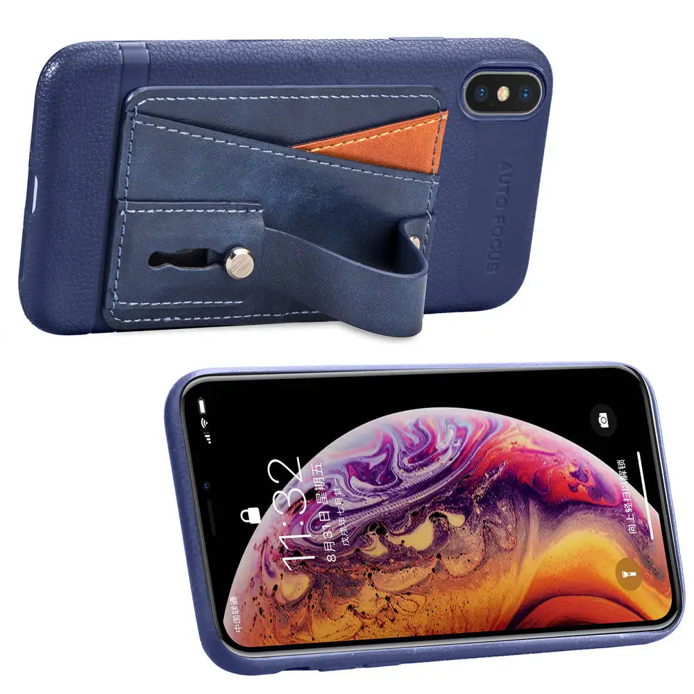 Для Iphone x роскошный флип чехол для телефона кожаная сумка xs подставка книги