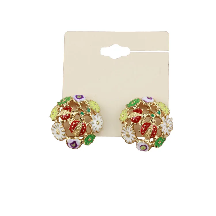 BIGBING Fashion jewelry fashion hollow flower round stud earring wholesale free shipping R188 | Украшения и аксессуары