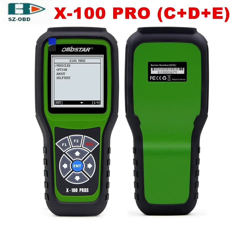 2017 программатор ключей модели OBDSTAR X100 PROS C + D E с адаптером EEprom иммобилизатором