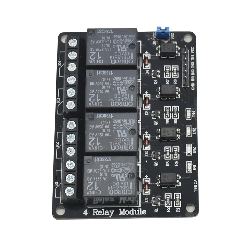 Hot TTKK 4 Channel 12V Relay Module Optocoupler Protection Power Supply For Arduino Pic Dsp | Электроника