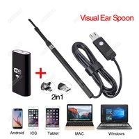 wifi wireless android otg usb otoscope camera ear health care inspection video endoscope camera visual earpick clean view tools