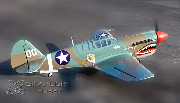 Полет в небе 2000 мм 2 м P40 Радиоуправляемый пропеллер самолет warbird|Радиоуправляемые