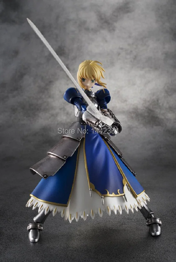Экшн фигурка саблей и лилии из сплава 22 см|fate zero|action figuresaber lily |