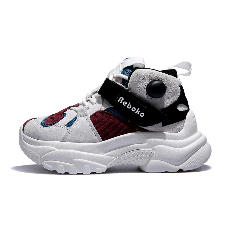 RY-relaa sports shoes female 2019 new summer and autumn Korean version of Harajuku breathable thick soles | Спорт и развлечения