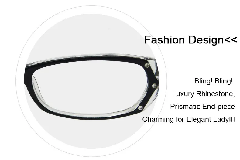 Стразы, очки для чтения, Для женщин Gafas de Lectura оправы очков модные очки+ 50+, защита от ультрафиолета, 75 100 125 150 175 200 250 300 350 400