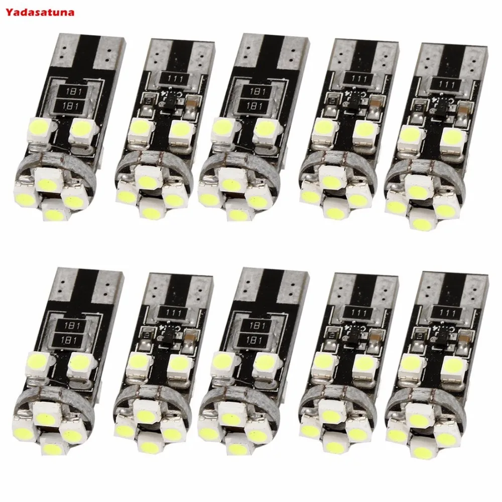 10 x шт без какого либо erreur Бесплатные CANBUS 8 SMD Voiture авто светодиодный светомузыка