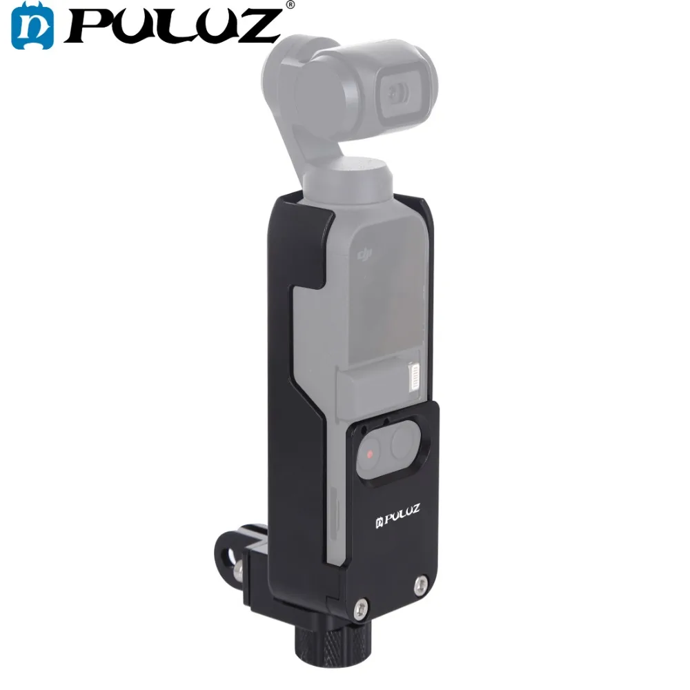 PULUZ корпус оболочки CNC алюминиевый сплав защитный чехол для DJI OSMO Карманный ручной карданный аксессуары