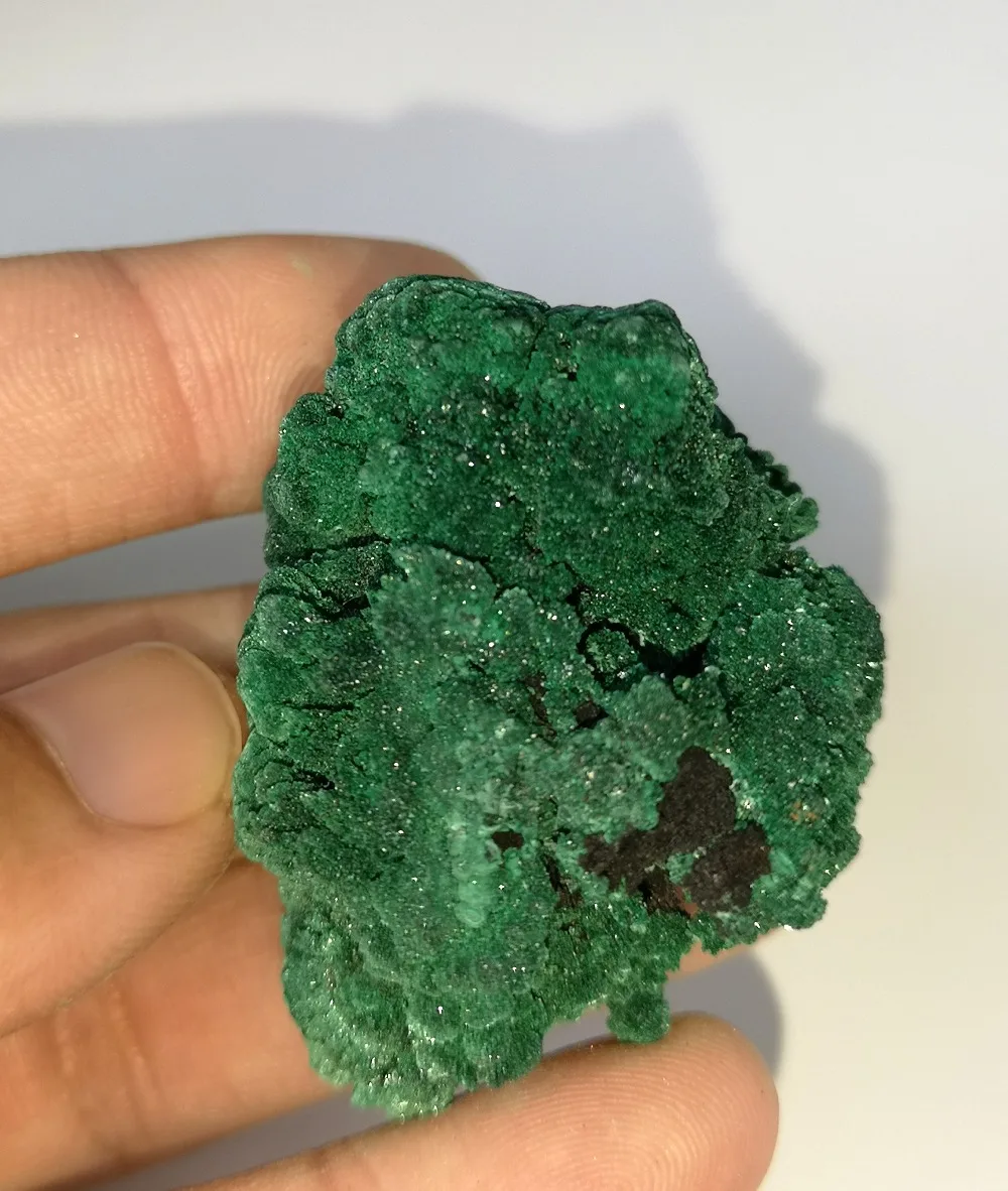 48 г натуральный редкий Малахитовый образец минерала зеленый камень кристалл