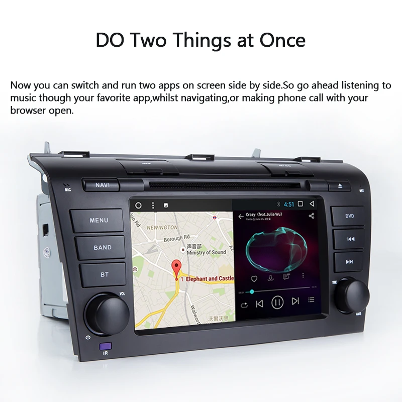 2 Din в тире Восьмиядерный мультимедийный радио Android 8 0 автомобильный dvd плеер gps