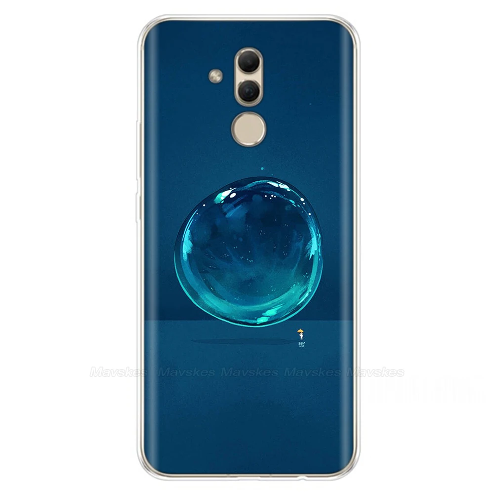 Чехол для Huawei Mate 20 Lite чехол из ТПУ с рисунком силиконовый мягкий телефона чехлы