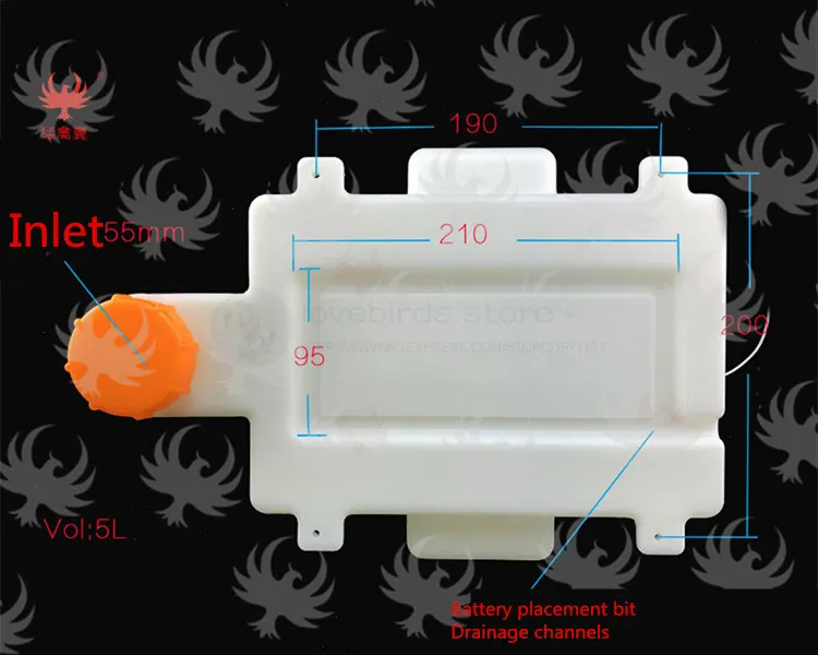 DIY 5L Ударопрочный пластиковый резервуар для воды на выбор датчик уровня жидкости