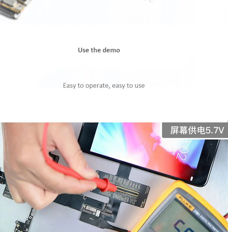 QianLi iBridge материнская плата для диагностики инструмента тестирования материнская плата Pin FPC испытания кабель для передачи данных для iPhone 6/6 P/6 S/6 S Plus/7/7 Plus/8/8/X