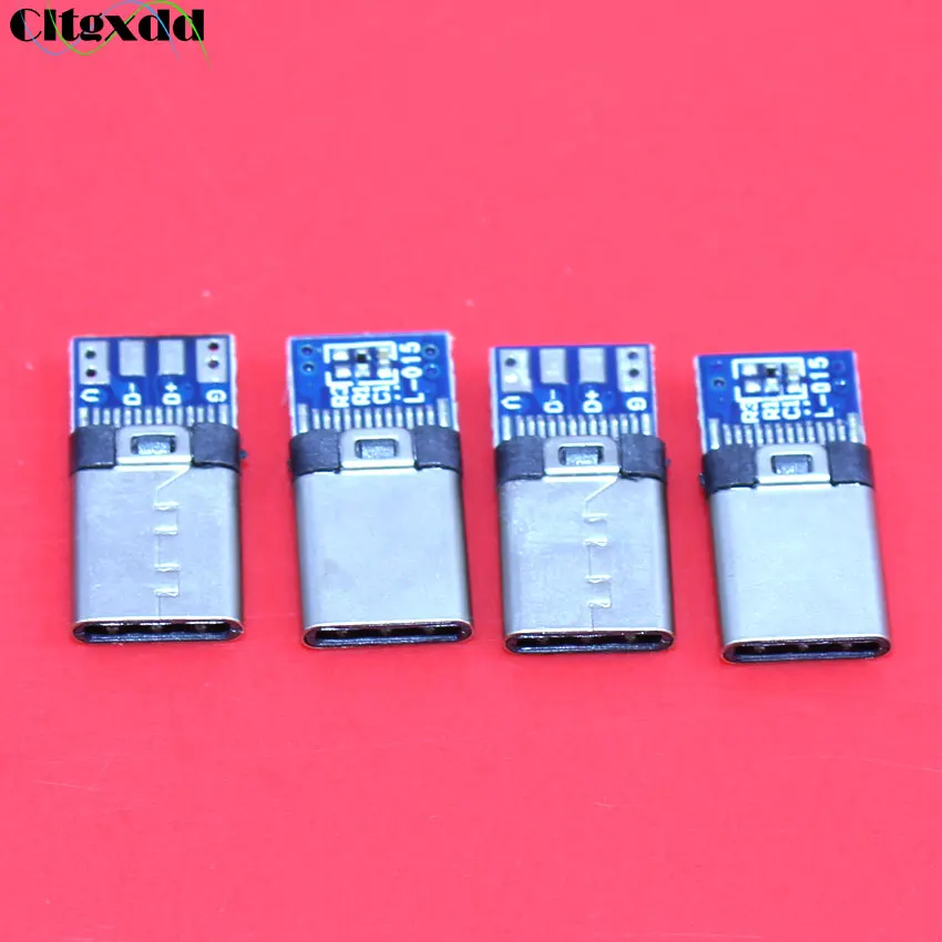Cltgxdd DIY OTG разъем для сварки штекер USB 3 1 Type C с печатной платой вилки передачи