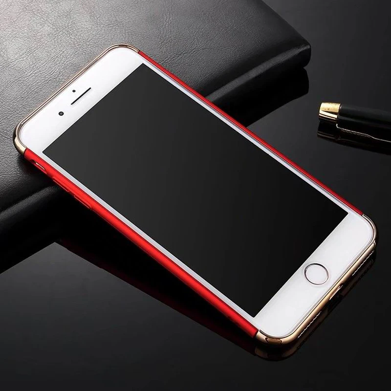 3 в 1 задняя крышка для iphone 6 6s 7 8 plus Чехол-Коке жесткий защитный чехол для iphone 6s 7 5 8 X XR XS Max чехол для телефона