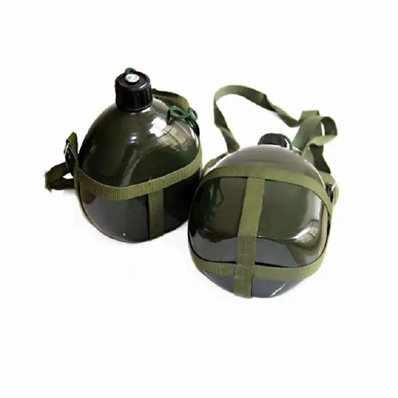 2017 бутылка для воды с алюминиевым ремешком Военный Зеленый 1.5L garrafa наружные