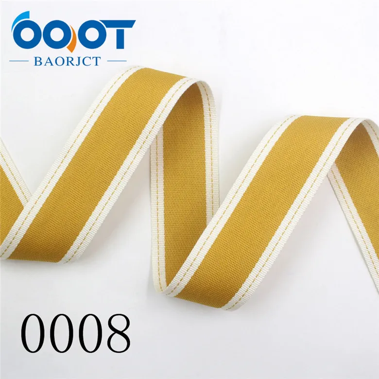 OOOT BAORJCT I-19712-1597, 25/38 мм 10 ярдов двусторонний комплект из двух без рукавов с трапециевидным силуэтом и цветными полосками в ленты, поделка бант повязка на голову подарочная упаковка МАТЕРИАЛЫ - Цвет: I-19712-1604
